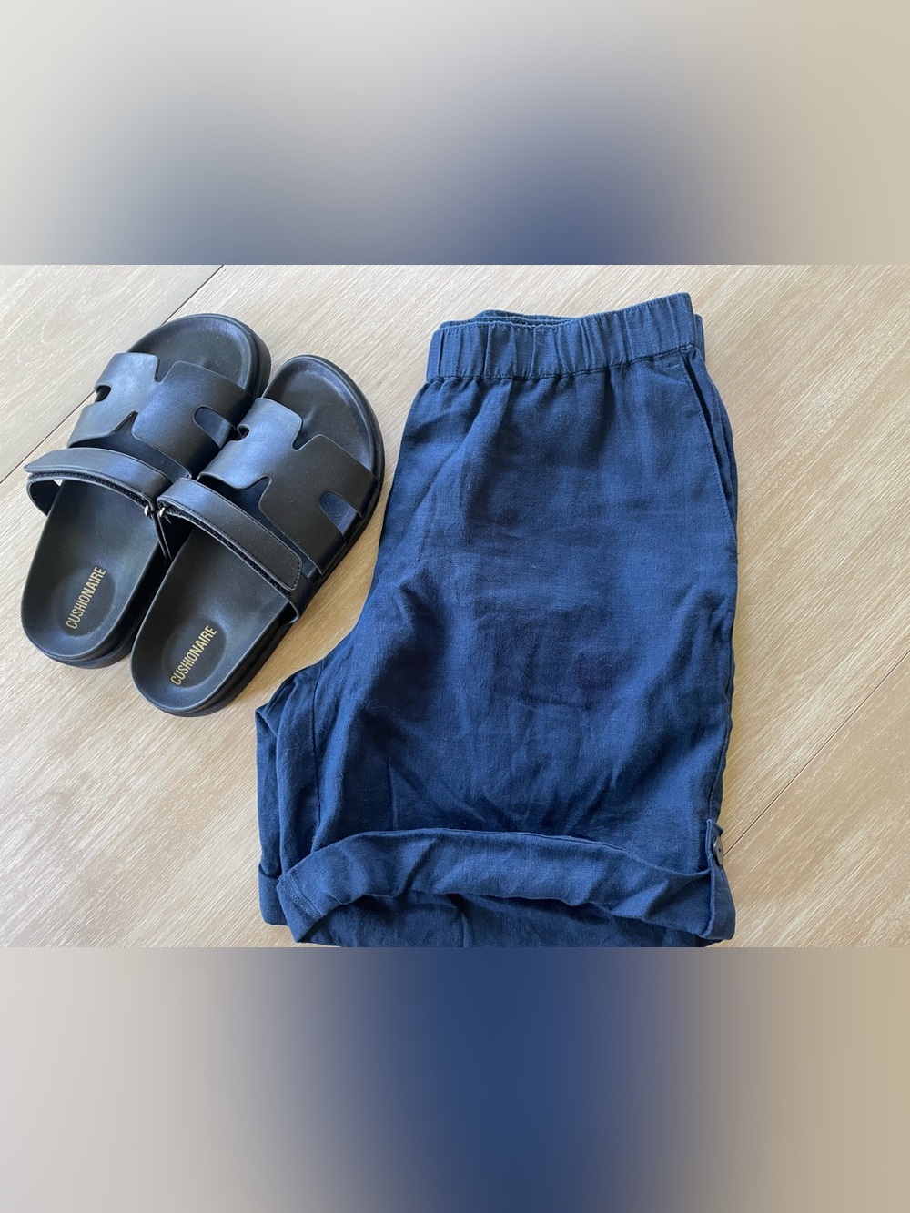PureJill Linen Bermuda Shorts